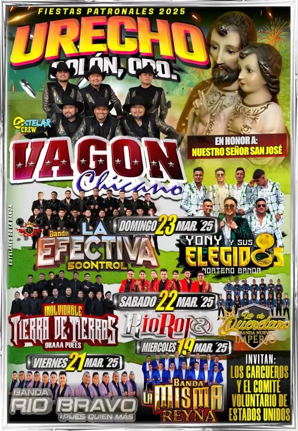 Fiestas Patronales Urecho 2025