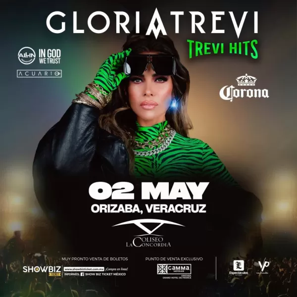 Gloria Trevi en el Coliseo La Concordia de Orizaba, Mayo 2025