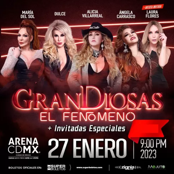 Grandiosas el Fenómeno en la Arena CDMX, Enero 2023 Grandiosas el Fenómeno en la Arena CDMX, Enero 2023