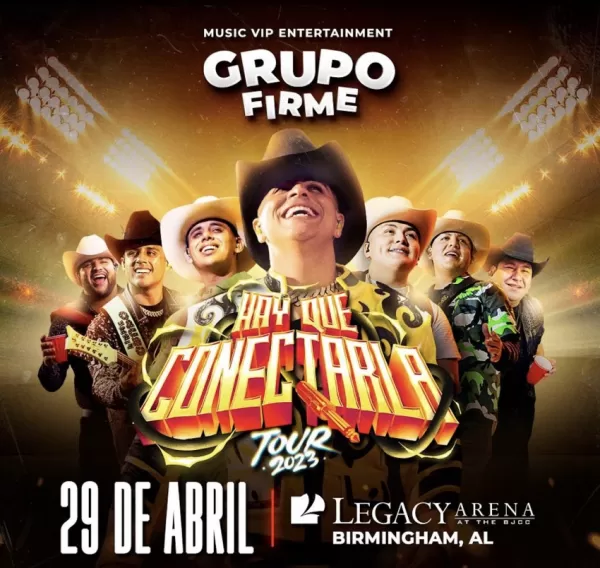 Grupo Firme en Birmingham, Alabama, Abril 2023 Grupo Firme en Birmingham, Alabama, Abril 2023