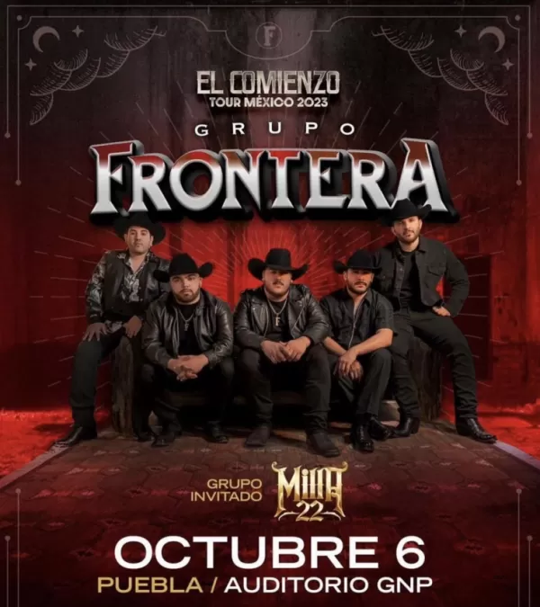 Grupo Frontera en el Auditorio GNP, Puebla, Octubre 2023 Grupo Frontera en el Auditorio GNP, Puebla, Octubre 2023