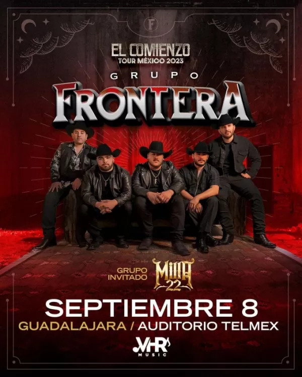 Grupo Frontera en el Auditorio Telmex Guadalajara, Septiembre 2023 Grupo Frontera en el Auditorio Telmex Guadalajara, Septiembre 2023