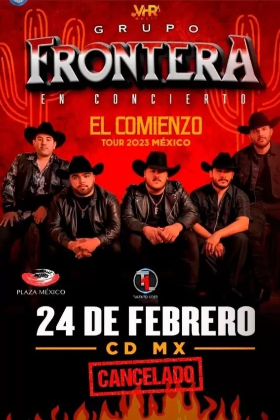 Grupo Frontera en la Plaza de Toros México, CDMX, Febrero 2024 (CANCELADO)