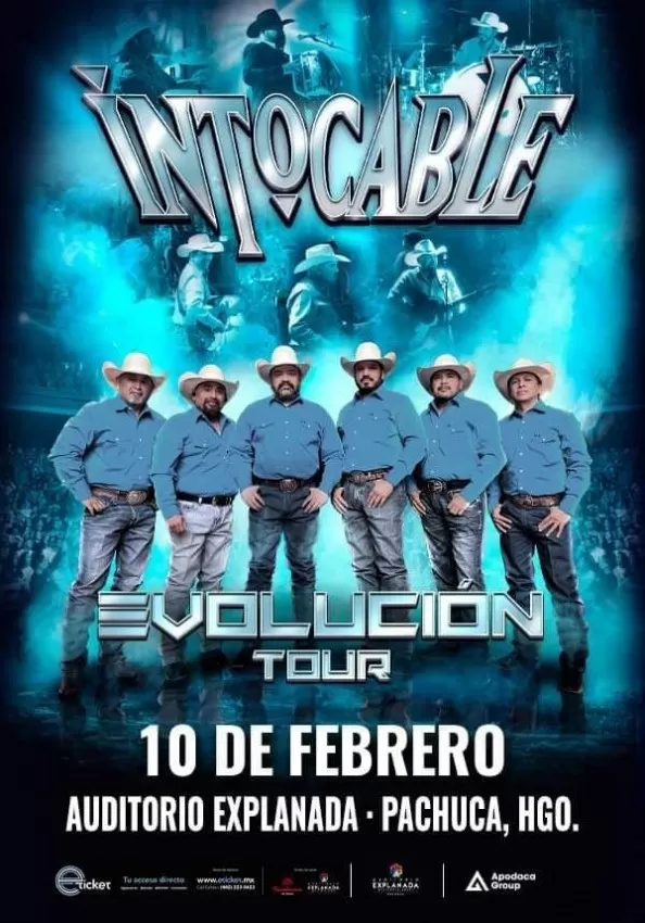 Grupo Intocable en el Auditorio Explanada Pachuca, Febrero 2023