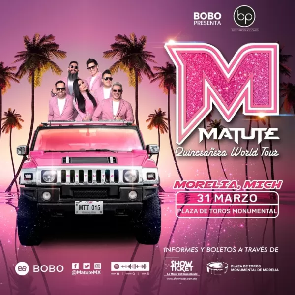 Grupo Matute en La Monumental de Morelia, Michoacán, Marzo 2023 Grupo Matute en La Monumental de Morelia, Michoacán, Marzo 2023