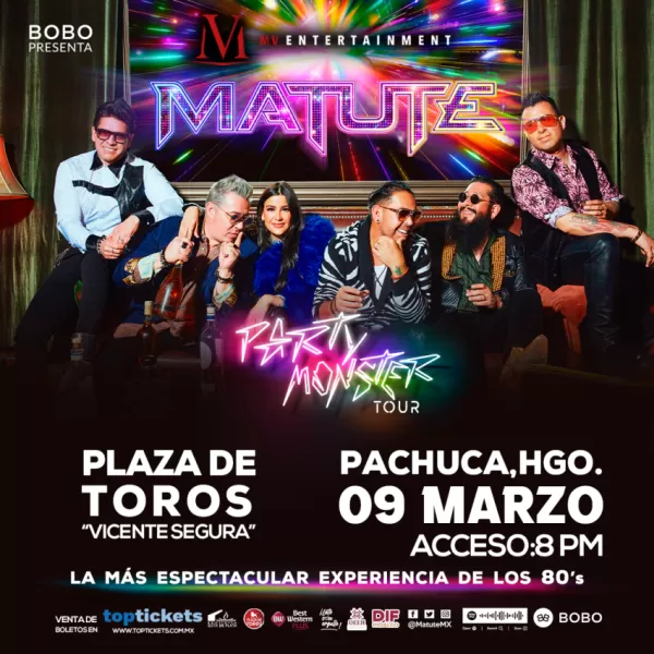 Grupo Matute en Pachuca, Hidalgo, Marzo 2024