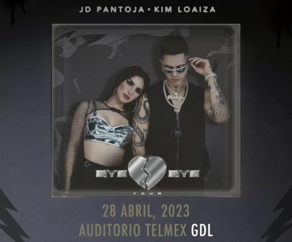JD Pantoja & Kim Loaiza en el Auditorio Telmex Guadalajara, Abril 2023 JD Pantoja & Kim Loaiza en el Auditorio Telmex Guadalajara, Abril 2023