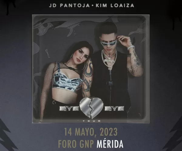 JD Pantoja &amp; Kim Loaiza en el Foro GNP, Mérida, Yucatán, Mayo 2023