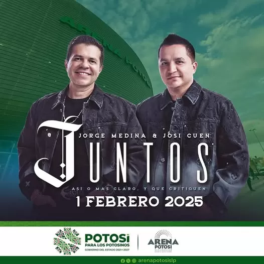 Jorge Medina y Josi Cuen Juntos en Arena Potosí, Febrero 2025