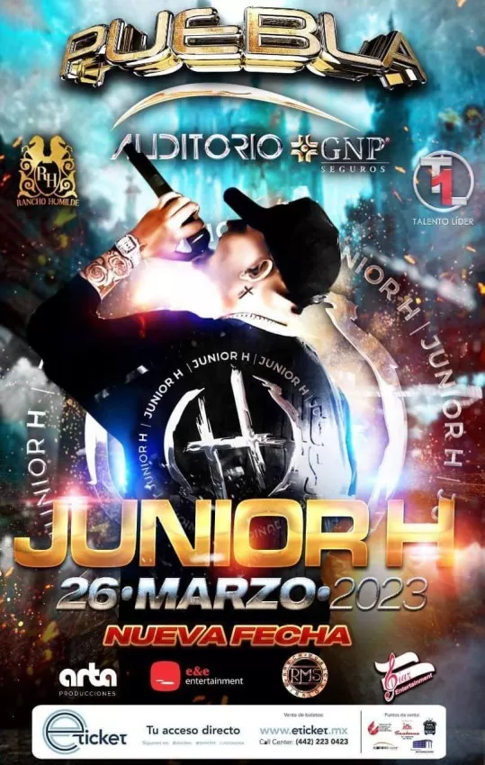 Junior H en el Auditorio GNP, Puebla, Marzo 2023