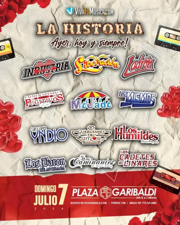 La Historia: Ayer hoy y siempre en Plaza Garibaldi, Julio 2024