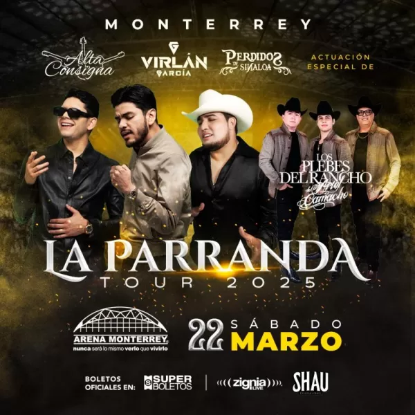 La Parranda Tour 2025 en la Arena Monterrey