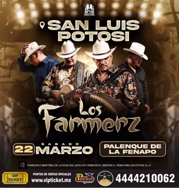 Los Farmerz en el Palenque FENAPO, Marzo 2025