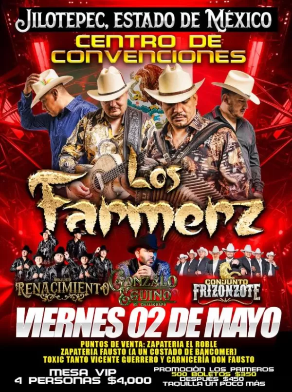 Los Farmerz en Jilotepec, Edomex, Mayo 2025