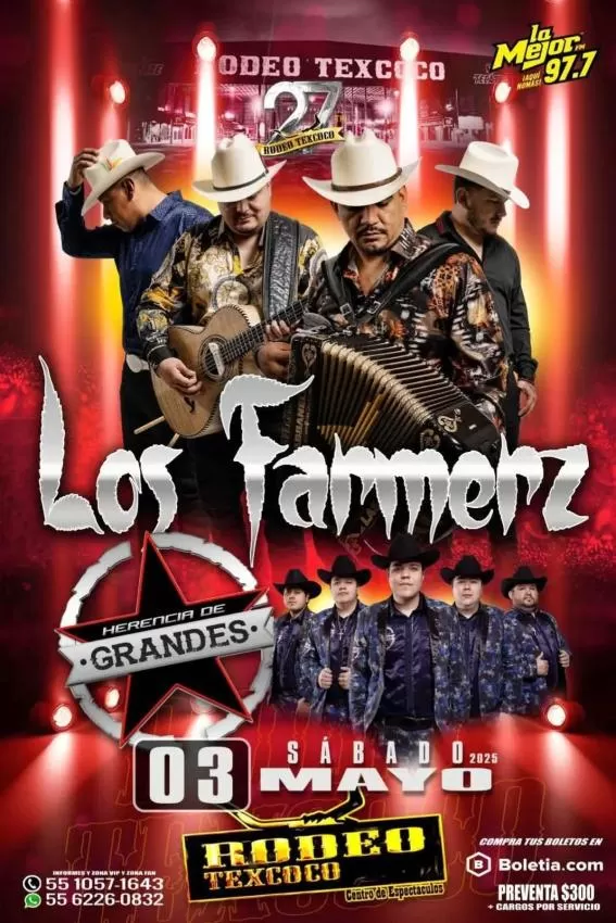 Los Farmerz en el Rodeo Texcoco, Mayo 2025