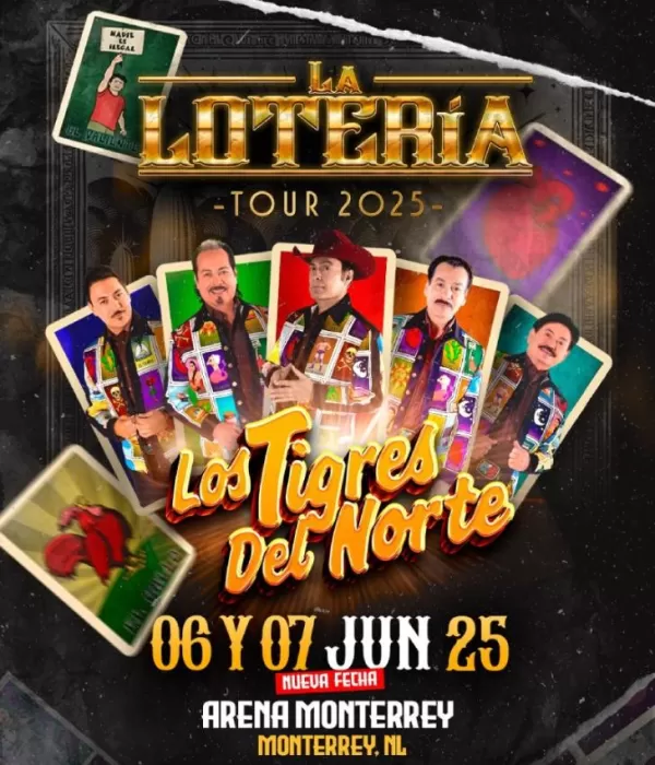 Los Tigres del Norte en la Arena Monterrey, Junio 2025