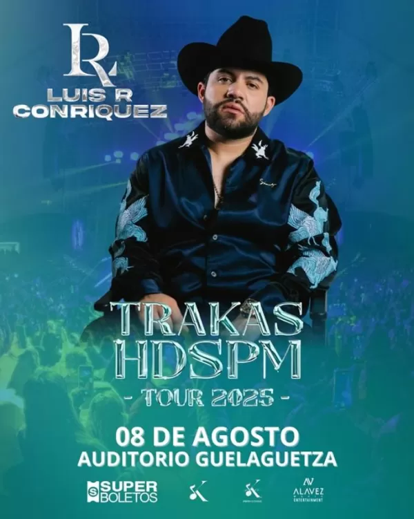 Luis R Conriquez en el Auditorio Guelaguetza, Agosto 2025