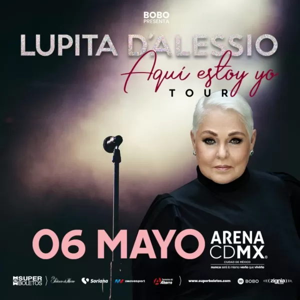 Lupita D'Alessio en la Arena Ciudad de México, Mayo 2023