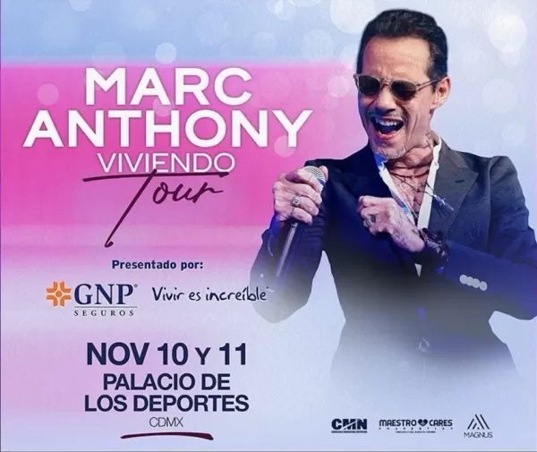 Marc Anthony en el Palacio de los Deportes, CDMX, Noviembre 2023