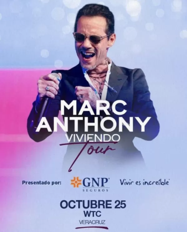Marc Anthony en el WTC de Veracruz, Octubre 2023
