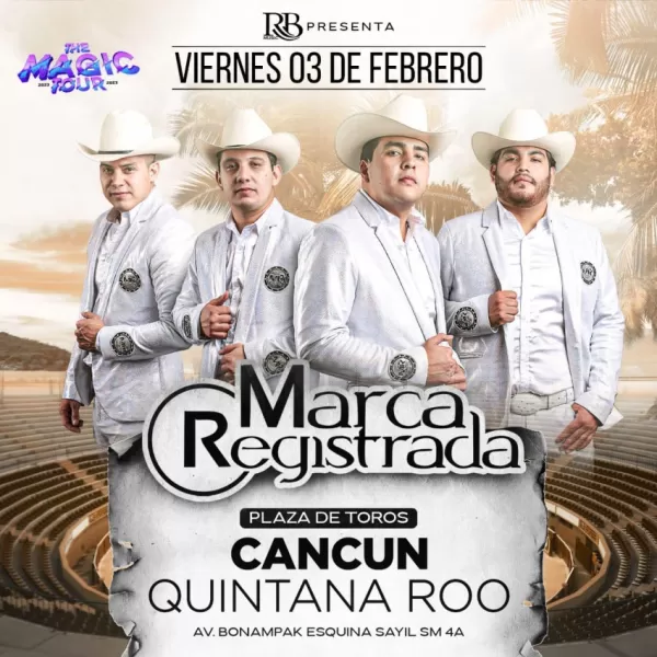 Marca Registrada en Cancún, Quintana Roo, Febrero 2023 Marca Registrada en Cancún, Quintana Roo, Febrero 2023