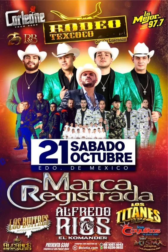 Marca Registrada en el Rodeo Texcoco, Octubre 2023