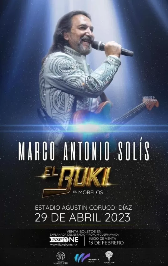 Marco Antonio Solís en Cuernavaca, Morelos, Abril 2023
