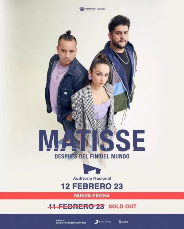 Matisse en el Auditorio Nacional, Febrero 2023 Matisse en el Auditorio Nacional, Febrero 2023