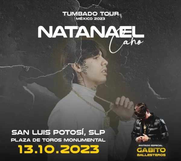 Natanael Cano en San Luis Potosí, SLP, Octubre 2023
