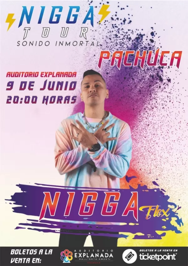 Nigga en el Auditorio Explanada Pachuca, Junio 2023 Nigga en el Auditorio Explanada Pachuca, Junio 2023