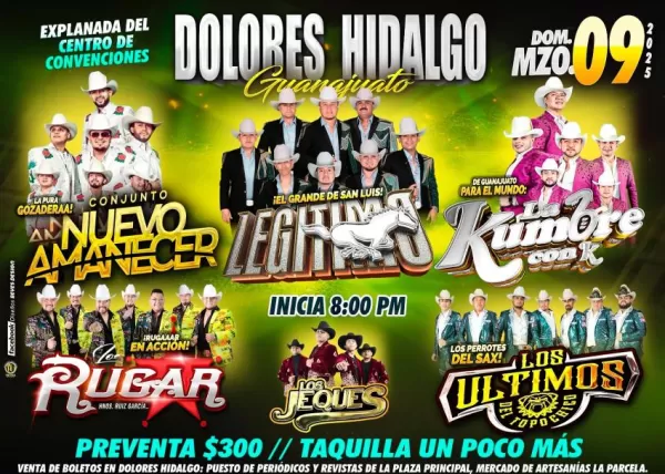 Nuevo Amanecer, Legítimo y Kumbre con K en Dolores Hidalgo, Gto