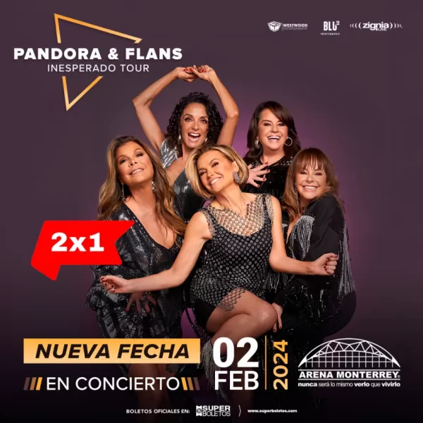 Pandora y Flans en la Arena Monterrey, Febrero 2024