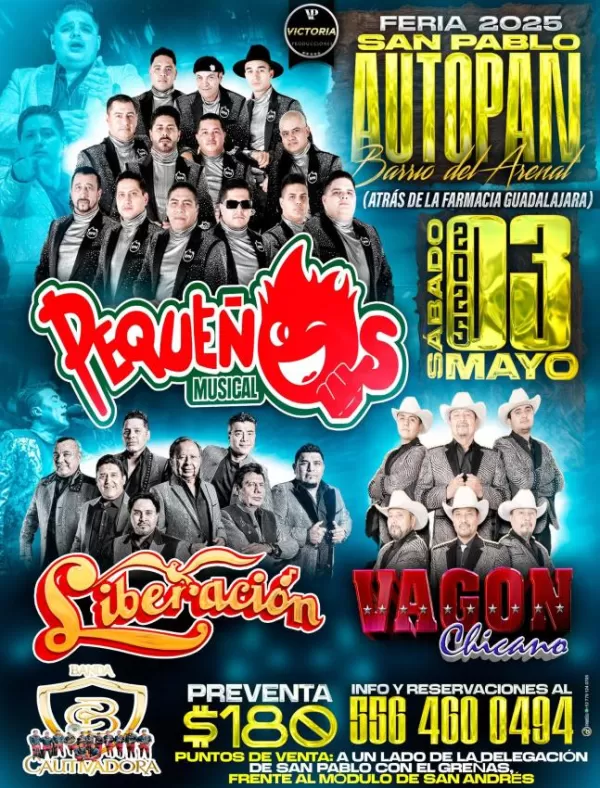 Pequeños Musical, Liberación y Vagón Chicano en San Pablo Autopan