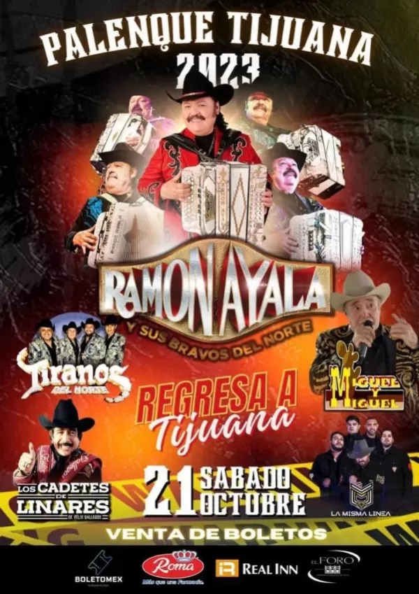 Ramón Ayala y sus Bravos del Norte en Tijuana, Octubre 2023