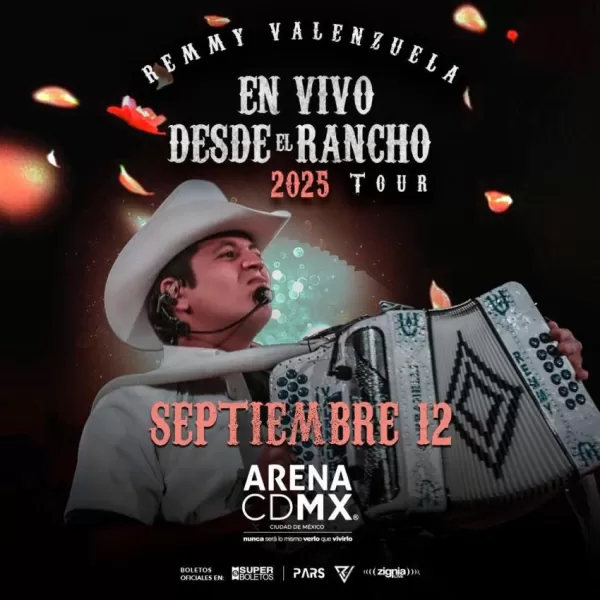 Remmy Valenzuela en la Arena CDMX, Septiembre 2025