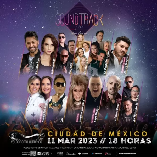 Soundtrack La Gira en el Velódromo Olímpico, CDMX, Marzo 2023