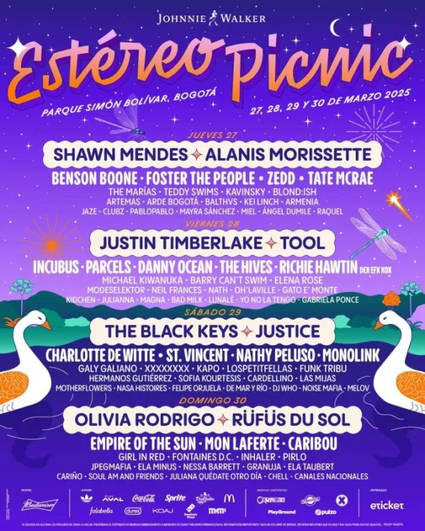 Estéreo Picnic, Bogotá 2025 Dónde Hay Feria