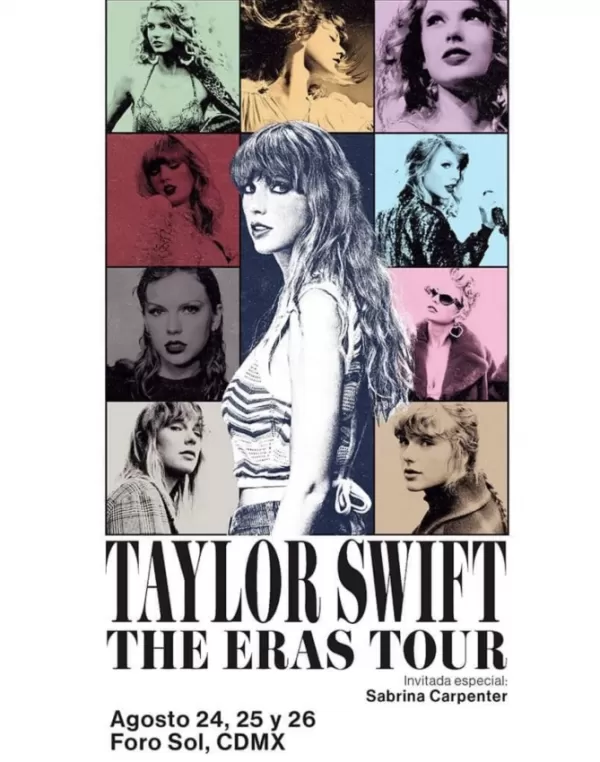Taylor Swift en el Foro Sol, CDMX, Agosto 2023