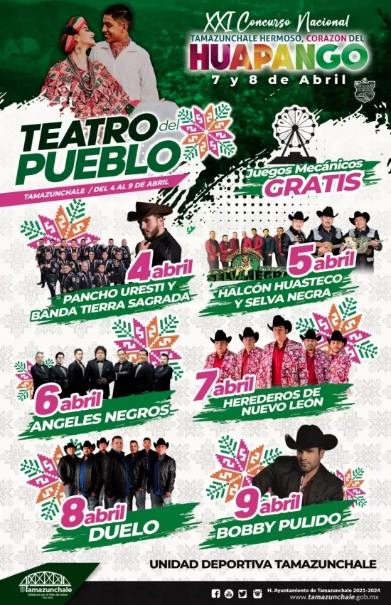 XXI Concurso Nacional y Feria del Huapango Tamazunchale 2023
