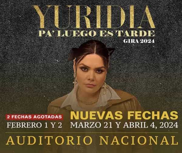 Yuridia en el Auditorio Nacional de la Ciudad de México, 2024