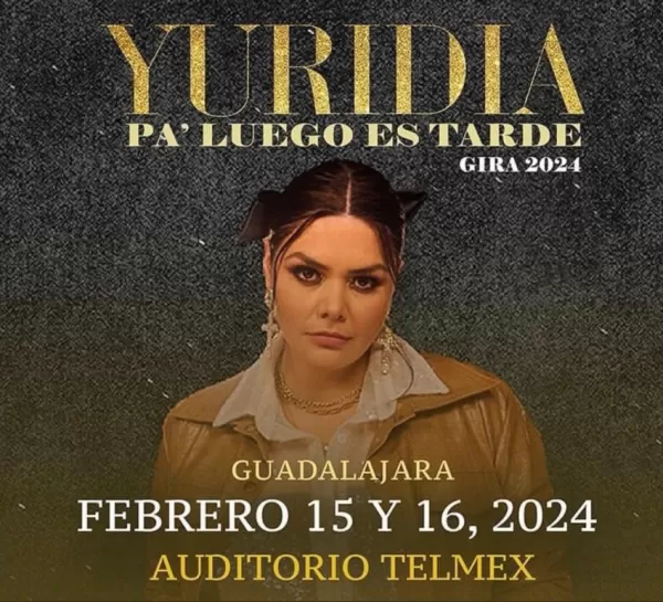 Yuridia en el Auditorio Telmex, Guadalajara, Febrero 2024