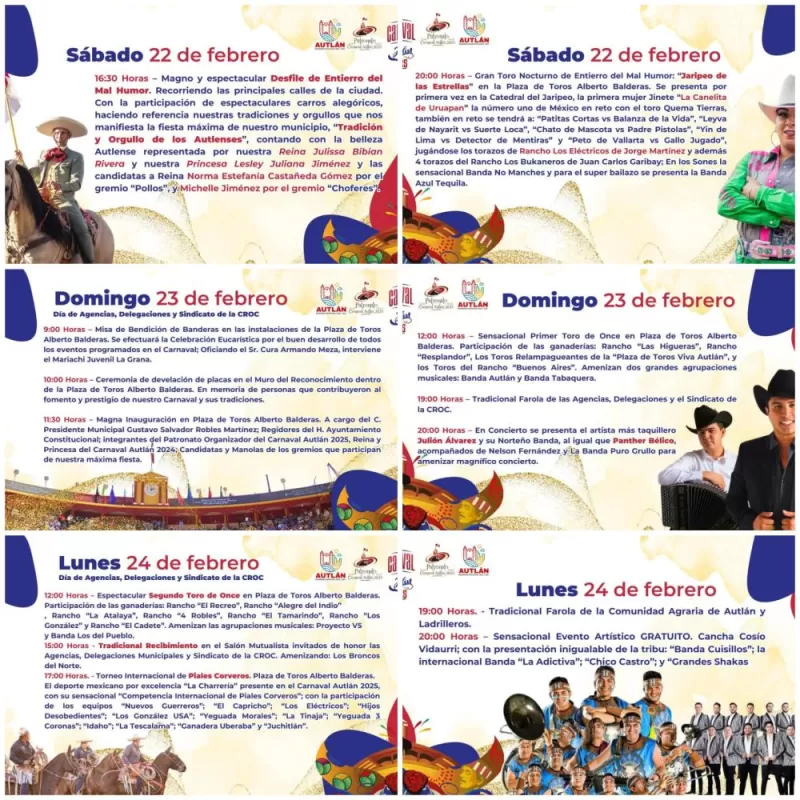 Carnaval Autlán 2025 Dónde Hay Feria