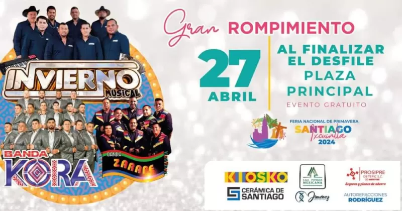 Feria de Primavera Santiago Ixcuintla 2024 Dónde Hay Feria