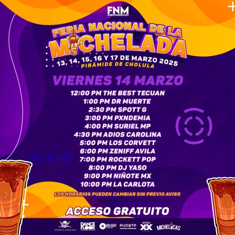 Feria Nacional de la Michelada Cholula 2025