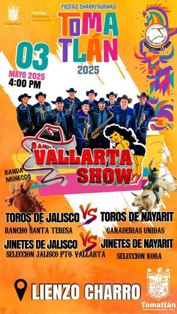 Fiestas Charrotaurinas Tomatlán 2025