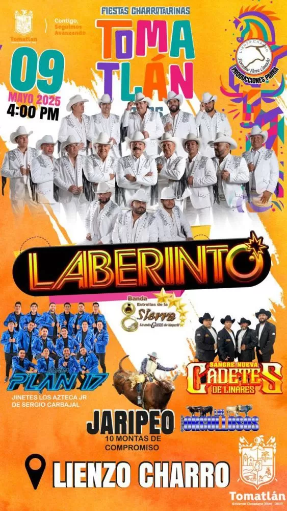 Fiestas Charrotaurinas Tomatlán 2025