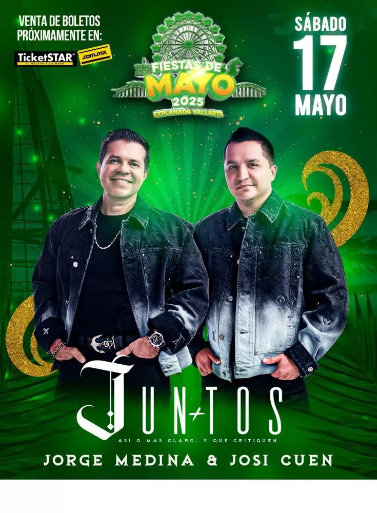 Cartelera Artística Fiestas de Mayo Puerto Vallarta 2025