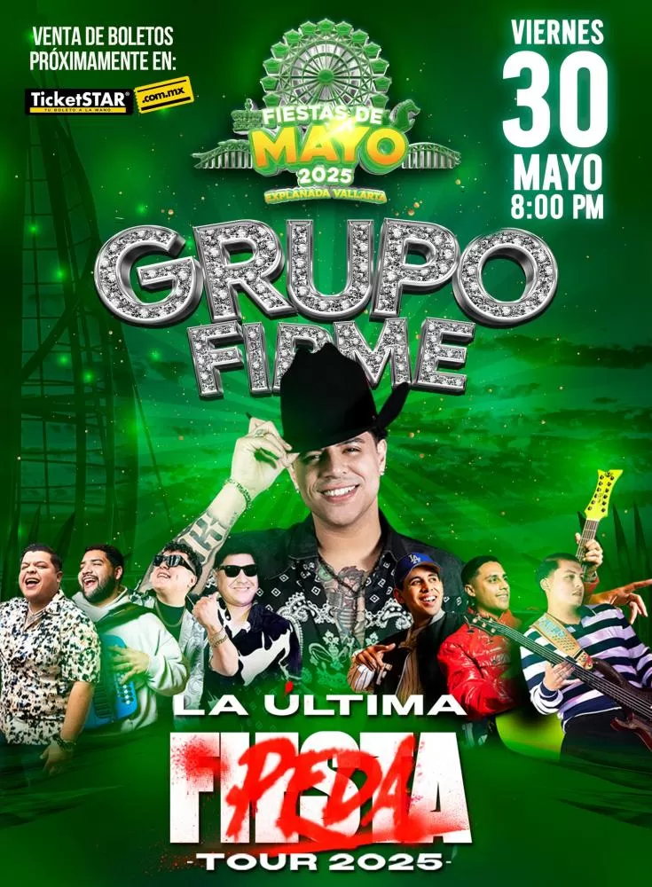 Cartelera Artística Fiestas de Mayo Puerto Vallarta 2025