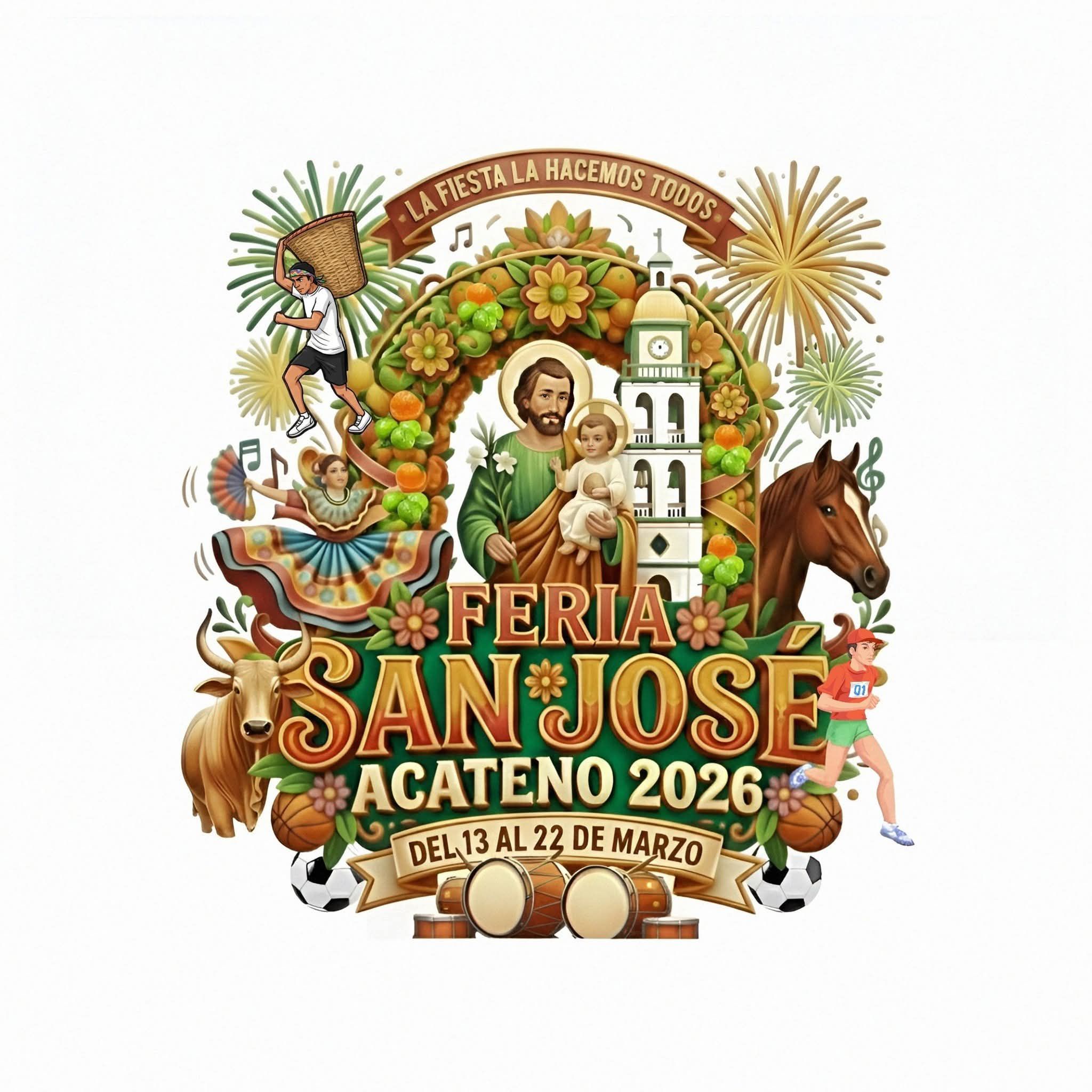 Feria San José Acateno 2026, del 13 al 22 de marzo en honor a San José ...