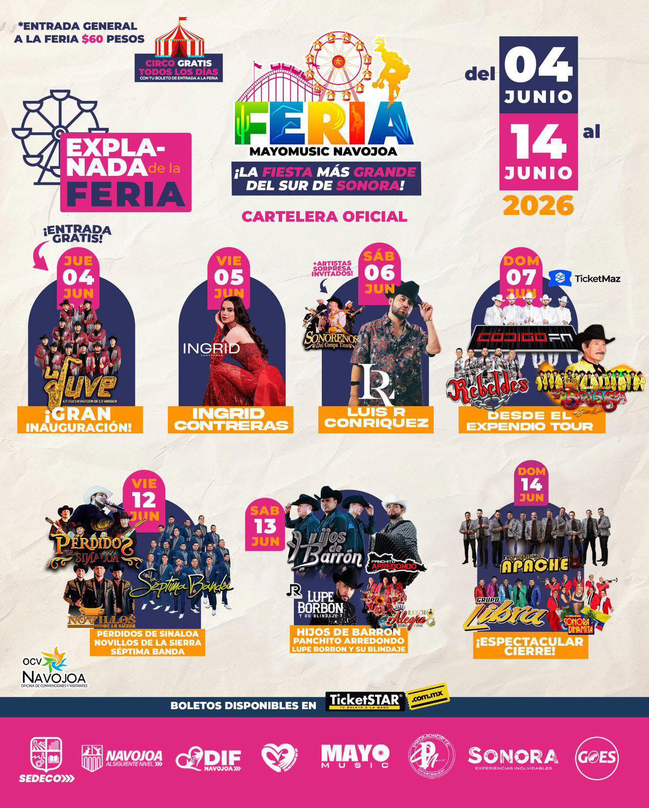 Feria Mayo Music Navojoa 2026